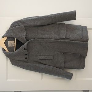 Zara, grey wool coat, size medium